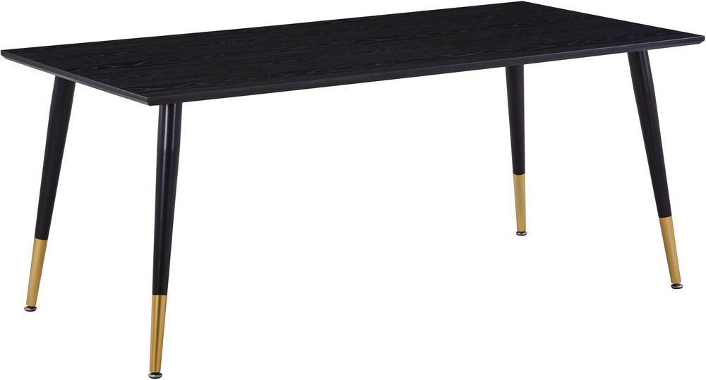Slope-ruokapöytä 180 cm - Musta / Messinki Slope-ruokapöytä 180 cm - Musta / Messinki