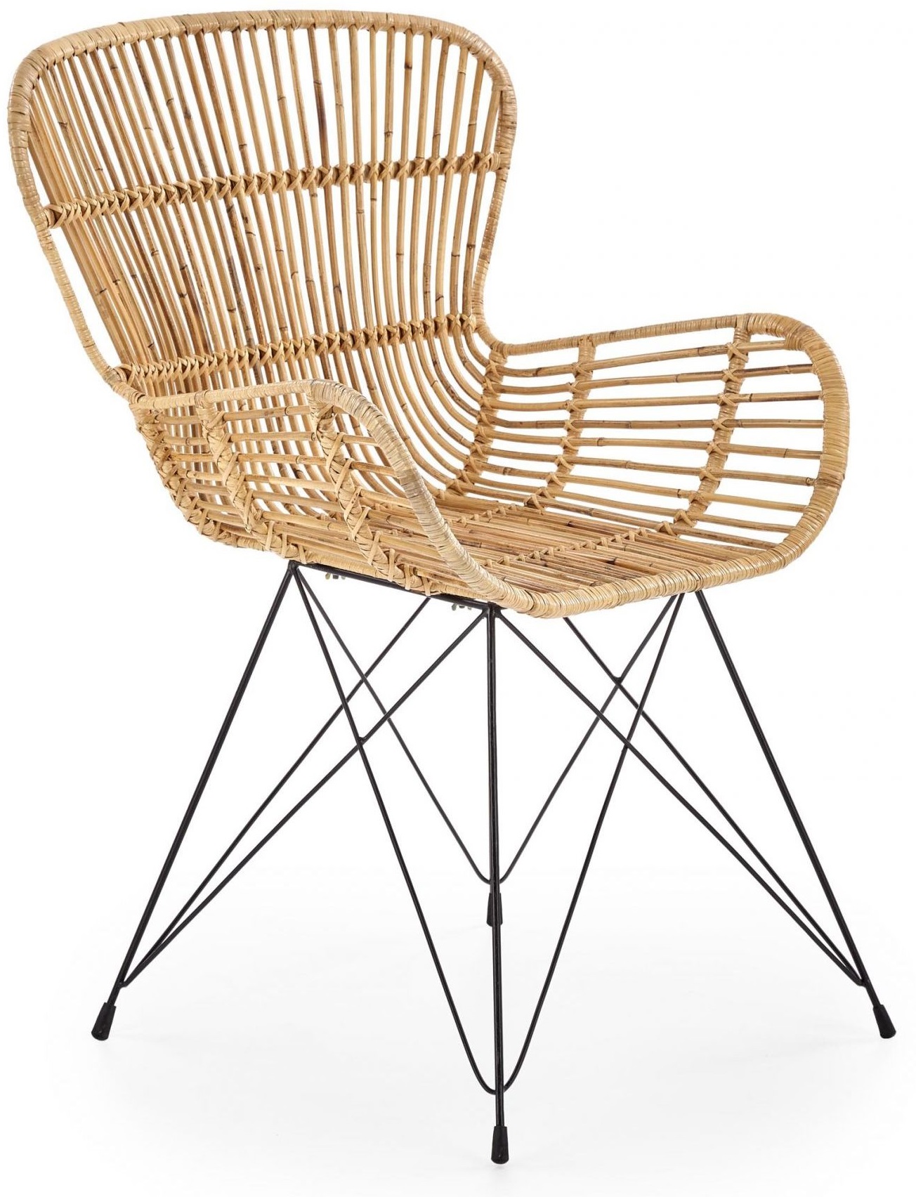 Kelley ruokatuoli - rottinki/musta Kelley ruokatuoli - rottinki/musta