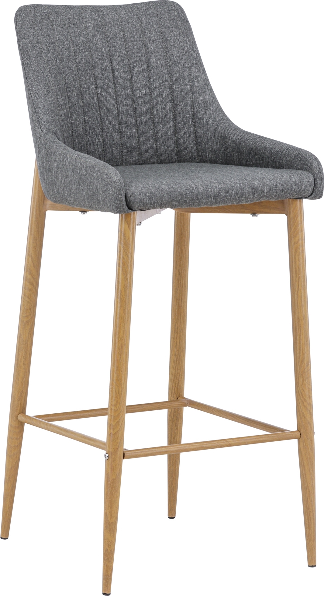 Baarituoli Argon - Tammi-imitaatio / Harmaa