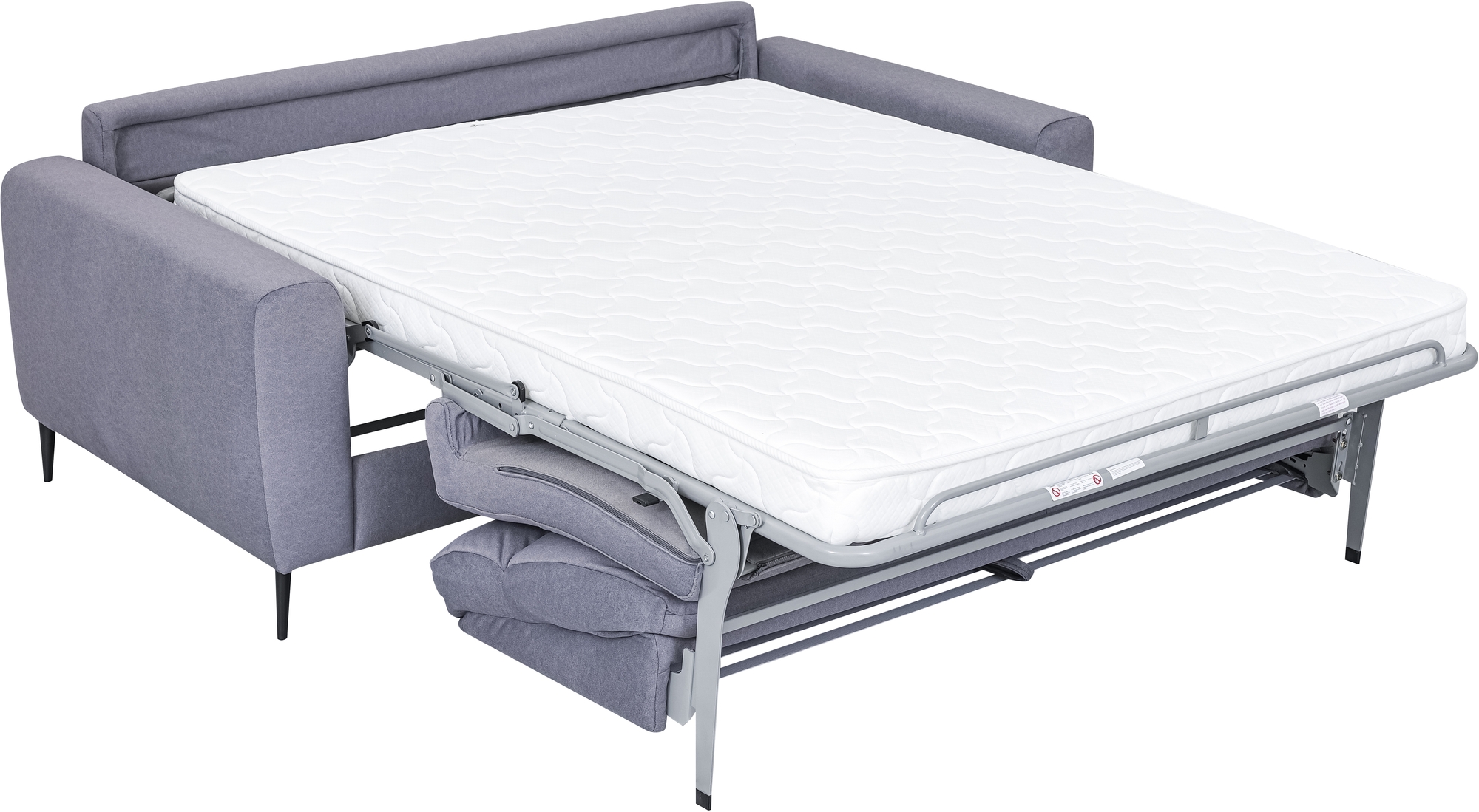 Vuodesohva, edest� verhoiltu - Harmaa Hoven + Huonekalujen tekstiilien hoito