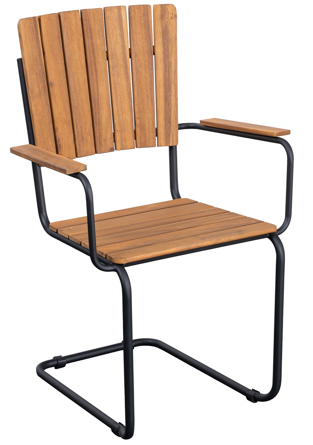 Holmö ulkoruokapöydän tuoli käsinojilla ruskea/musta Holmö ulkoruokapöydän tuoli käsinojilla ruskea/musta