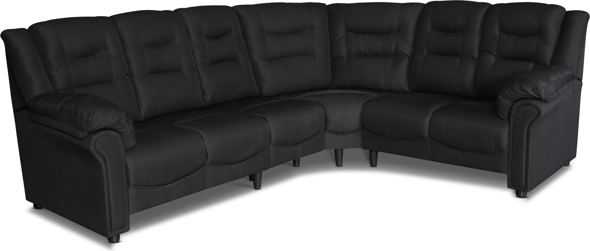 Peking kulmasohva - Musta + Huonekalujen tekstiilien hoito