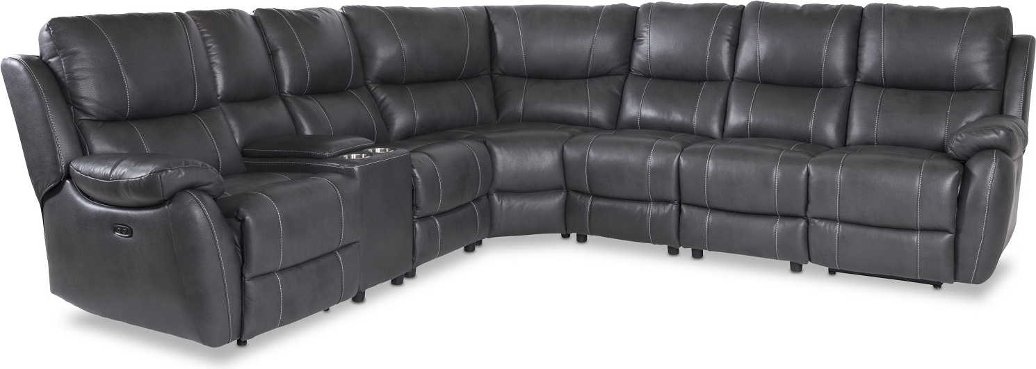 Enjoy recliner kulmasohva - Kuuden istuttava (sähkö), harmaa keinonahka (malli H) Enjoy recliner kulmasohva - Kuuden istuttava (sähkö), harmaa keinonahka (malli H)