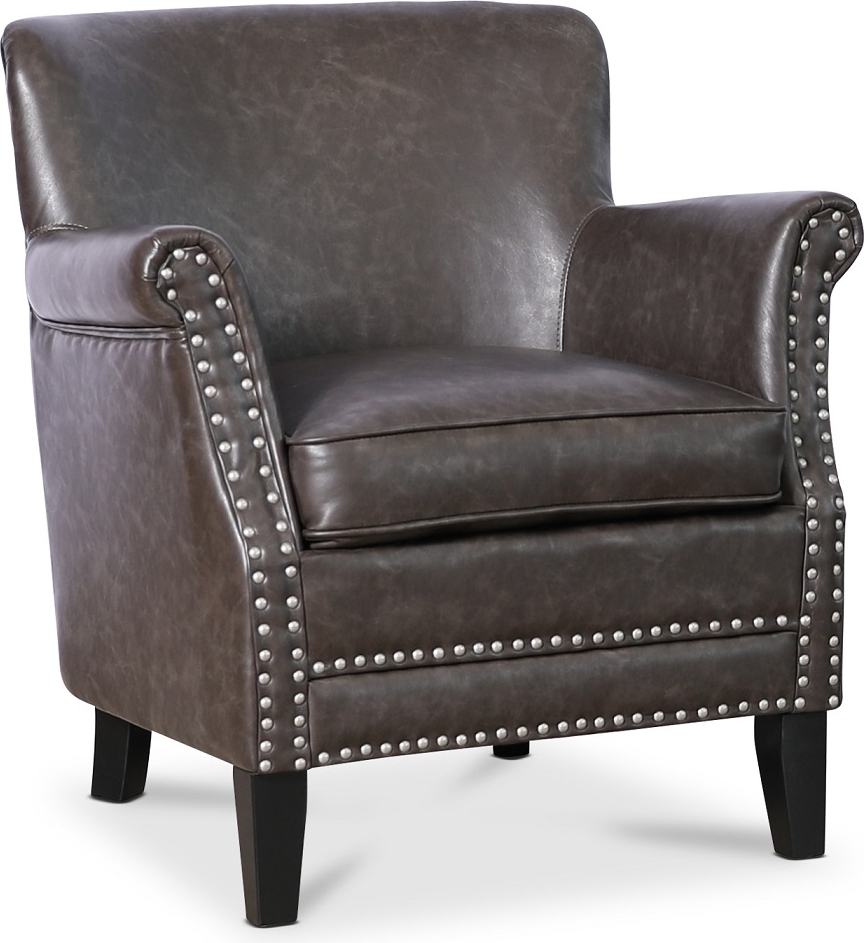 Norberg nojatuoli - Harmaa vintage PU