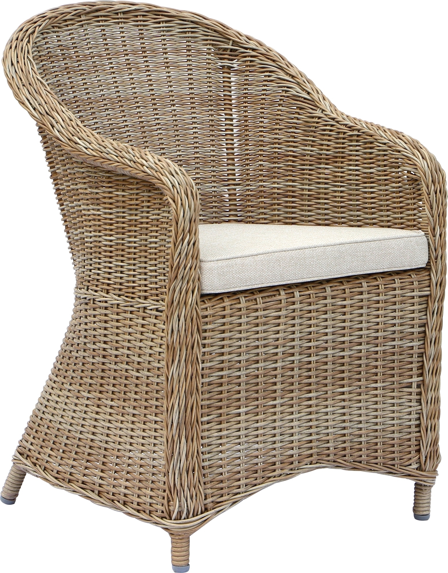 Ulkotuoli beige� rottinkista - Mercury