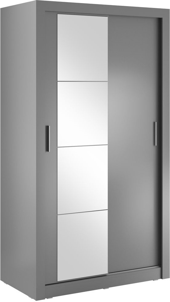 Mervyn vaatekaappi 120 - Harmaa Mervyn vaatekaappi 120 - Harmaa