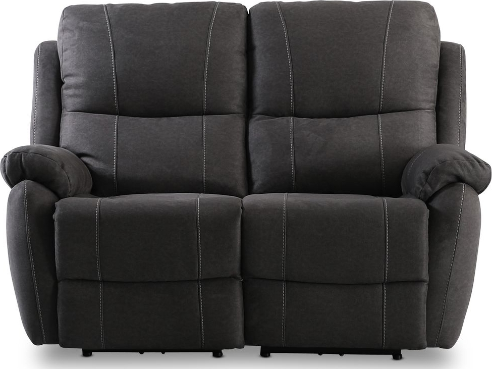 Recliner-sohva Enjoy Hollywood - Kahden istuttava (s�hk�), antrasiitti mikrokuitukangas + Huonekalujen puhdistus