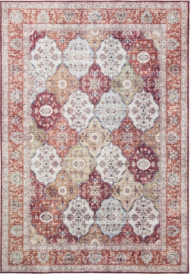 Konekudottu matto Cleo Colorful - Multi