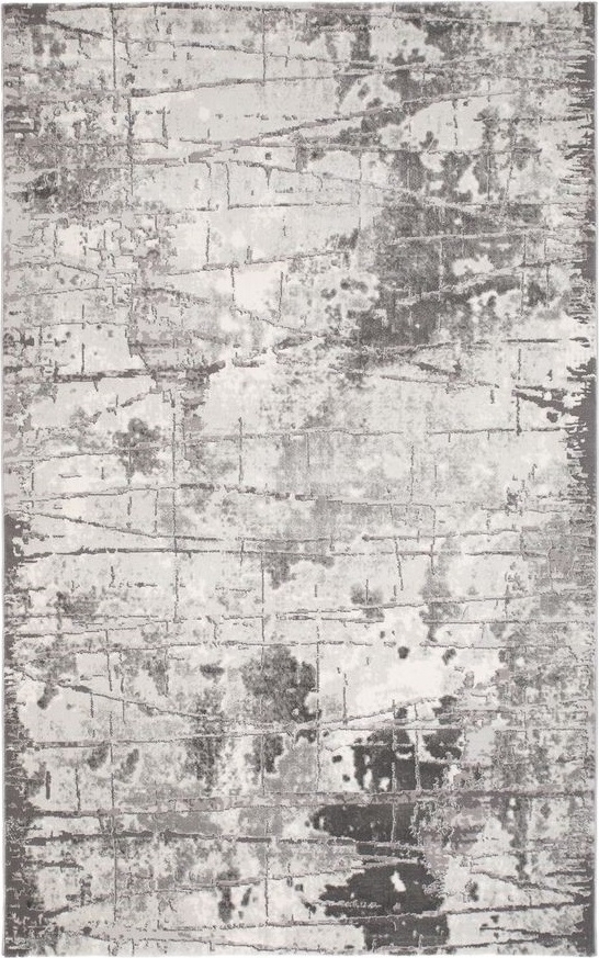 Konekudottu matto Galya Brick - Harmaa