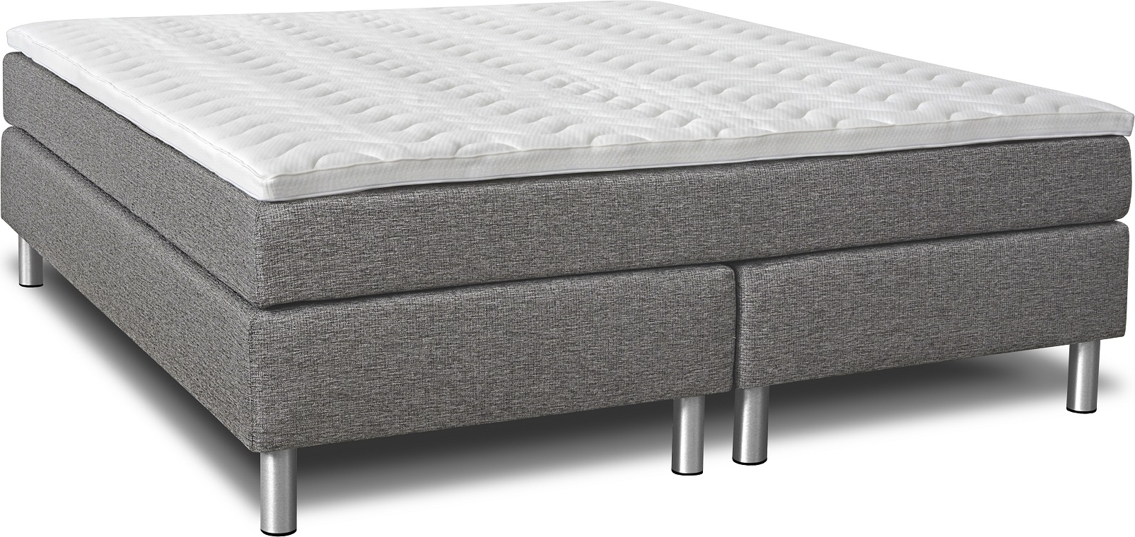 Comfort-mannermainen snky 5-vyhykkeinen tasku (harmaa) - Mik tahansa leveys + Huonekalujen tekstiilien puhdistus