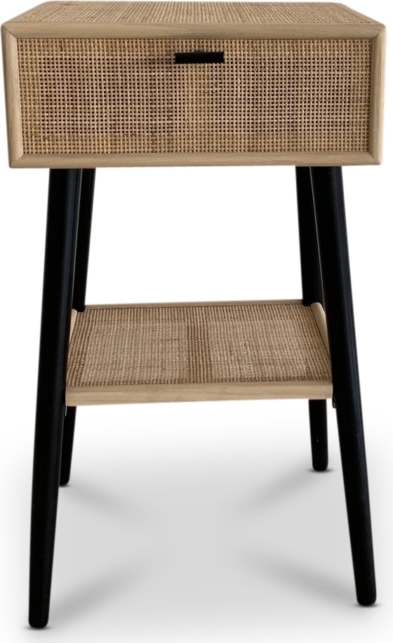 React y�p�yt� - rottinki / musta + Huonekalujen jalat