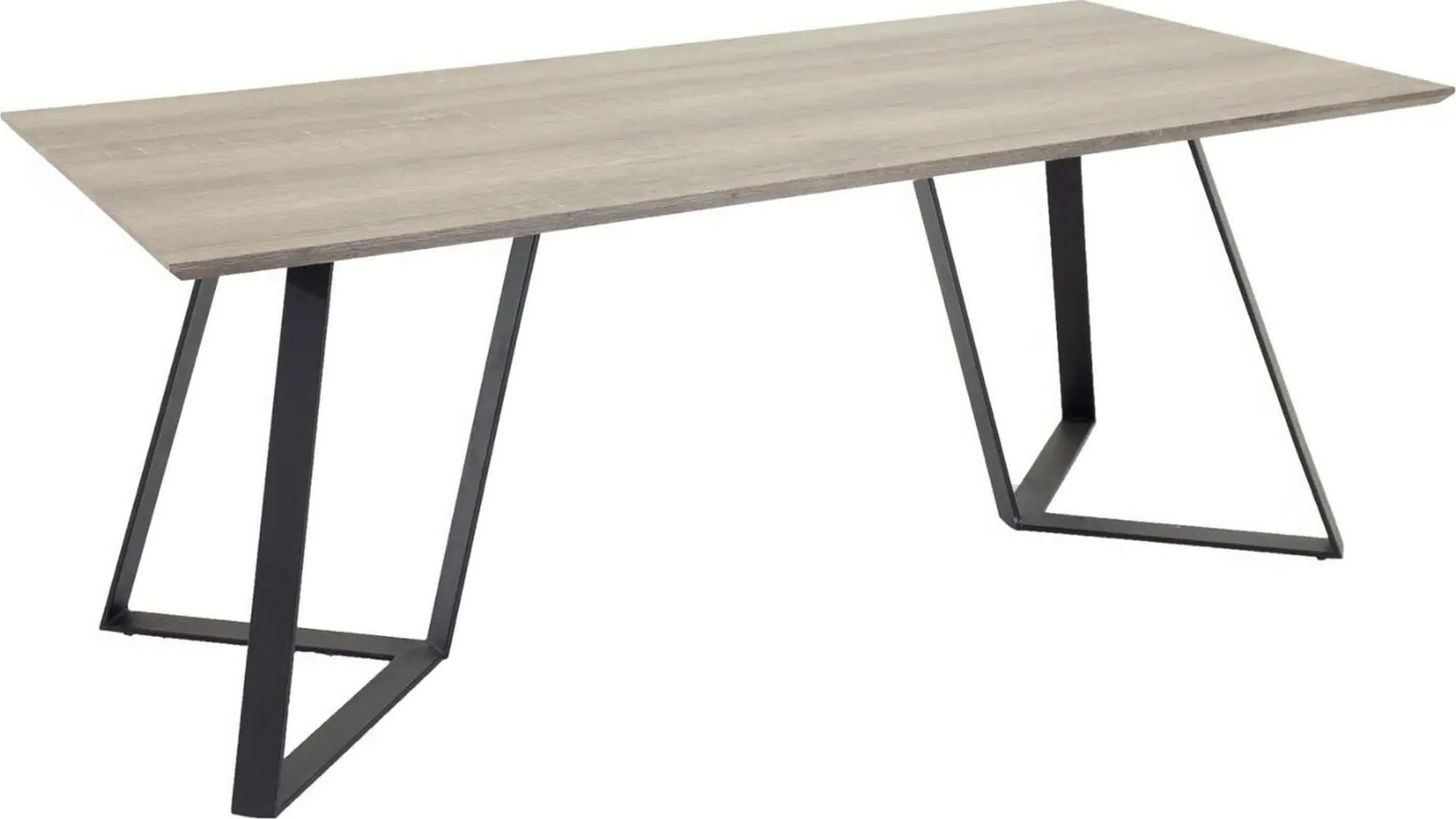 Ruokapöytä 180x90 cm - Tammi/musta Ruokapöytä 180x90 cm - Tammi/musta