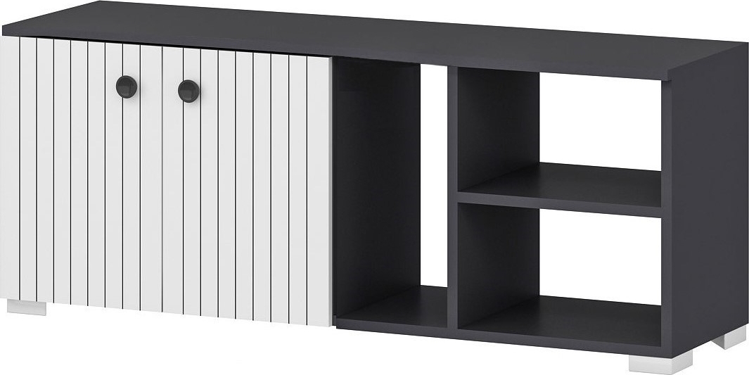 Sarandon kenkäkaappi - antrasiitti/valkoinen Sarandon kenkäkaappi - antrasiitti/valkoinen