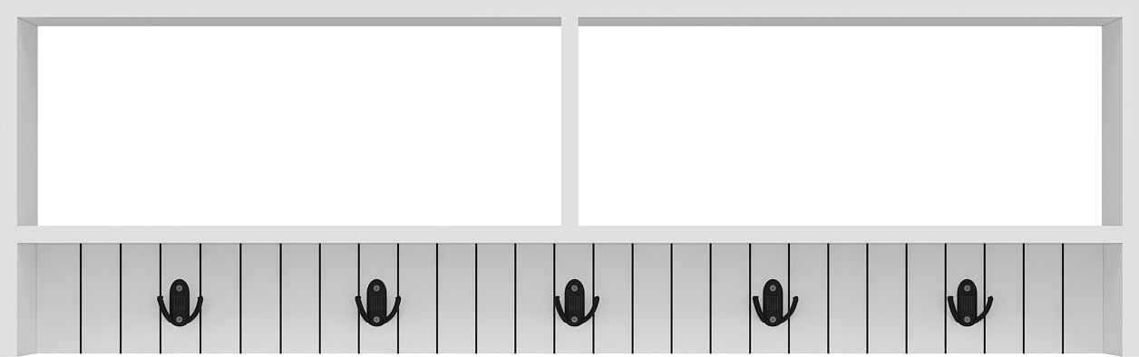 Sarandon vaateripustin - valkoinen Sarandon vaateripustin - valkoinen