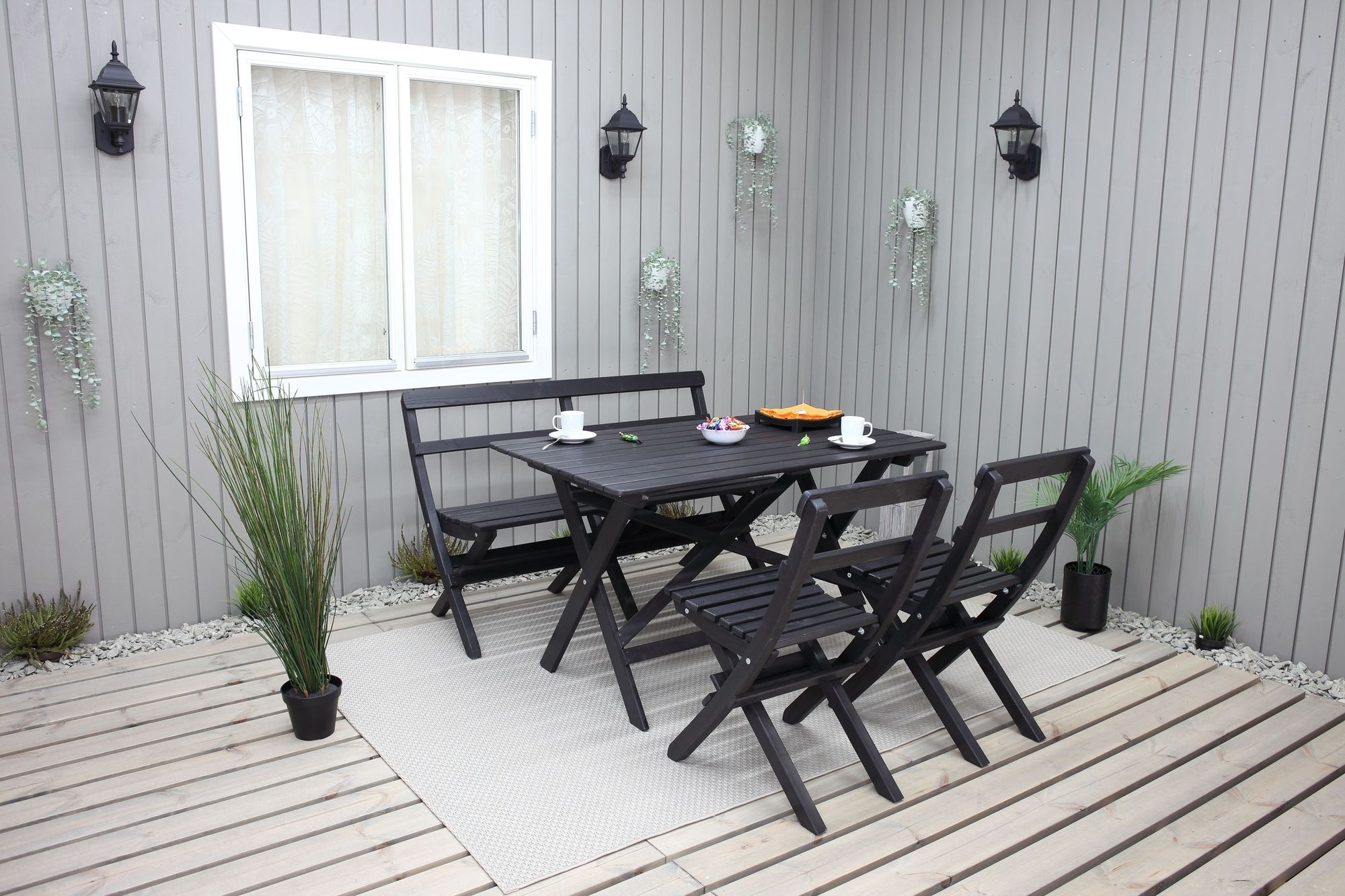 Ruokailuryhmä Knohult - Klassinen musta Ruokailuryhmä Knohult - Klassinen musta