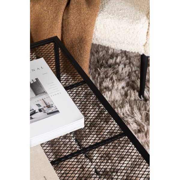 Netz sohvapöytä 80 x 80 cm - Musta Netz sohvapöytä 80 x 80 cm - Musta