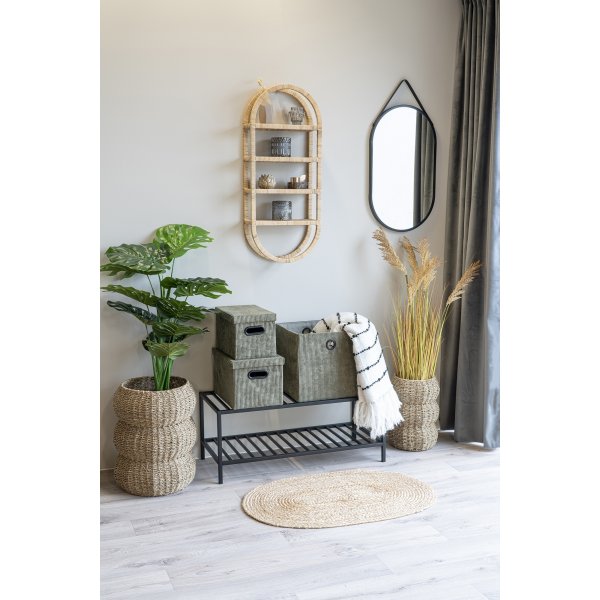 Augusta kannelliset säilytyslaatikot - Oliivinvihreä Augusta kannelliset säilytyslaatikot - Oliivinvihreä