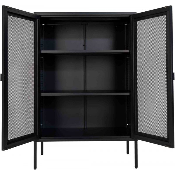 Melbournen esittelykaappi - musta Melbournen esittelykaappi - musta