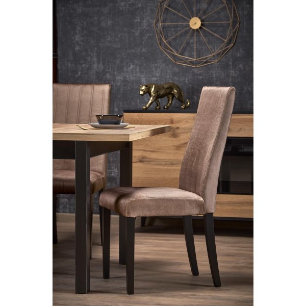 Callahan ruokapöytä 90-125 x 90 cm - Craft tammi/musta Callahan ruokapöytä 90-125 x 90 cm - Craft tammi/musta