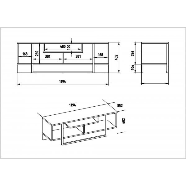 Asal mediapenkki - p�hkin�/musta