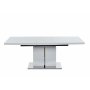 Rartliff-ruokapöytä 160-200 cm jatkettava - Valkoinen / Metalli Rartliff-ruokapöytä 160-200 cm jatkettava - Valkoinen / Metalli
