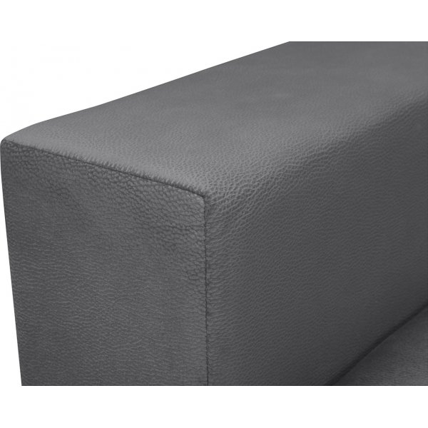 Yksinäinen kulmasohva, jossa avoin pää oikealle - harmaa Yksinäinen kulmasohva, jossa avoin pää oikealle - harmaa