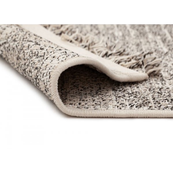 Litteä kudottu matto Garnet - Creme/Grey Litteä kudottu matto Garnet - Creme/Grey
