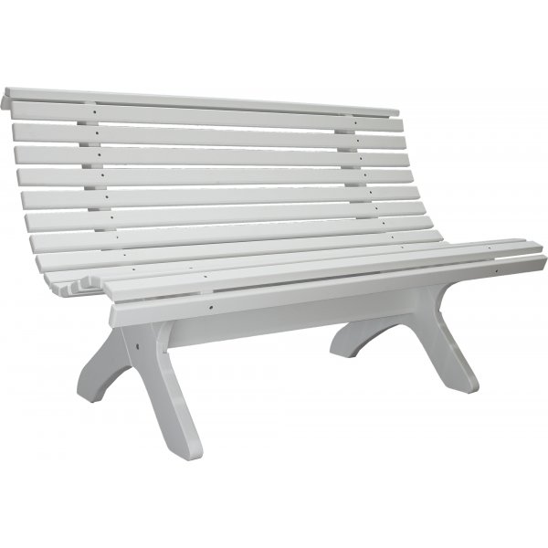 Lillesand 3-istuttava penkki - Valkoinen