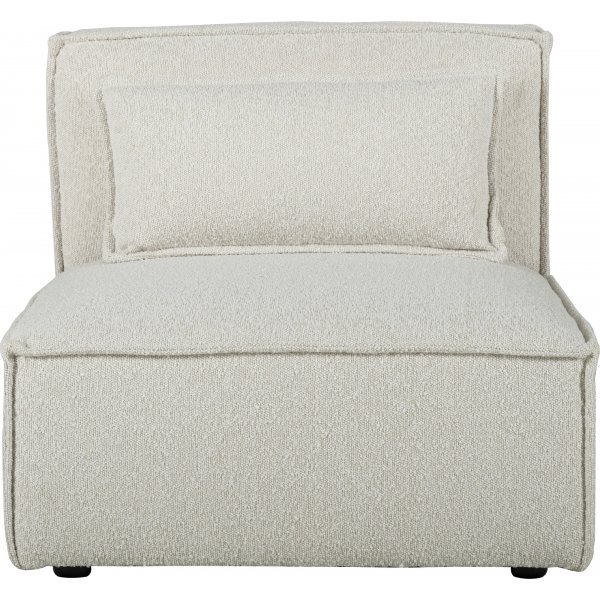Nees modulaarinen sohva - keskiosa - Stone White
