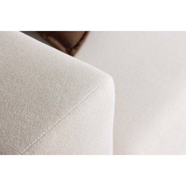 Lumi 3-istuttava sohva - Valkoinen pellava