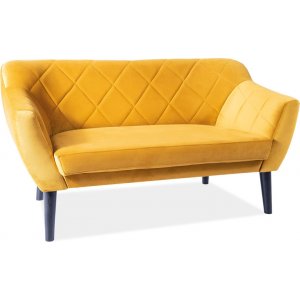Karo 2-istuttava sohva - Oranssi sametti