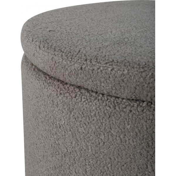 Jabar pouf - harmaa-beige nalle Jabar pouf - harmaa-beige nalle