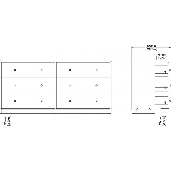 May-lipasto musta, 6 laatikkoa, 143 cm leve + Huonekalujen tahranpoistoaine