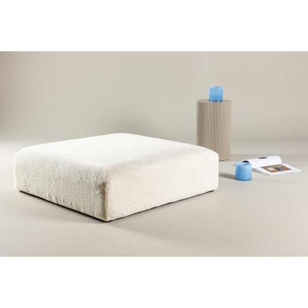 Davie pouf - beige/musta