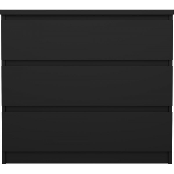 Naia lipasto 3 laatikolla - musta Naia lipasto 3 laatikolla - musta