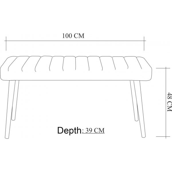Sture penkki - mänty/antrasiitti Sture penkki - mänty/antrasiitti