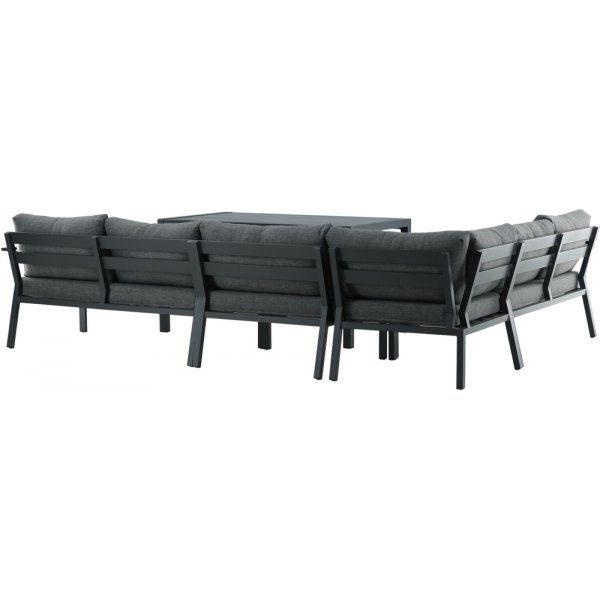 Ramos kulmasohvaryhmä - musta/harmaa Ramos kulmasohvaryhmä - musta/harmaa