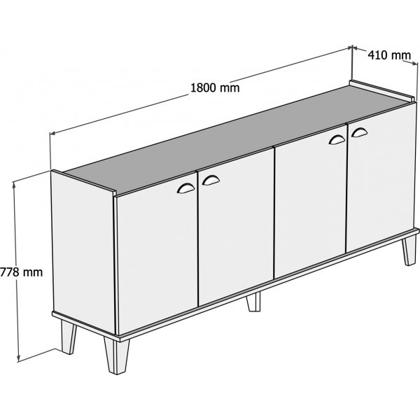 Somero senkki - tammi/valkoinen Somero senkki - tammi/valkoinen
