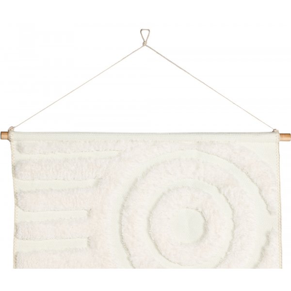 Nikita seinämatto 70 x 100 cm - Valkoinen Nikita seinämatto 70 x 100 cm - Valkoinen