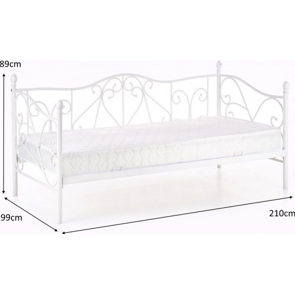 Bahia musta sngynrunko 90x200 cm