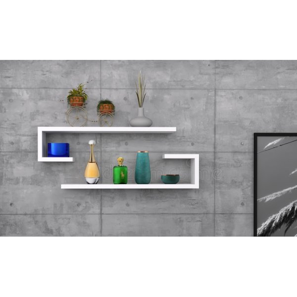 Eldo seinähylly - valkoinen Eldo seinähylly - valkoinen