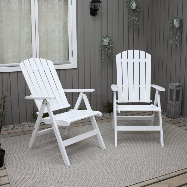 Kungshamn terassituoli - Valkoinen + Huonekalujen tahranpoistoaine