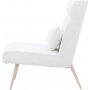 Bloom nojatuoli - White teddy/Whitewash