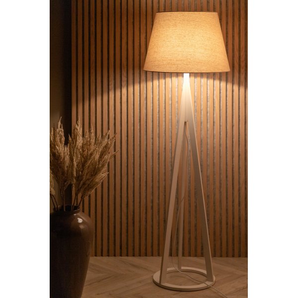 Anatoli-lattiavalaisin - valkoinen Anatoli-lattiavalaisin - valkoinen