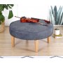 Sunset pouf - harmaa