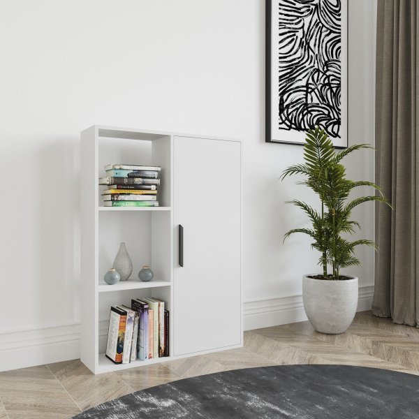 Patrick kirjahylly - valkoinen