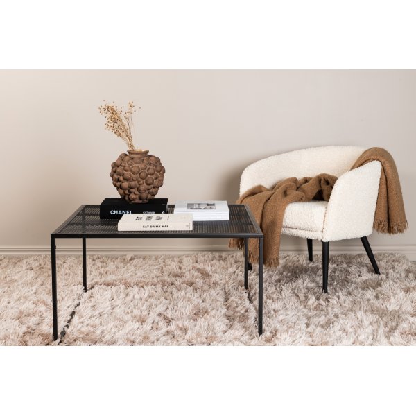 Netz sohvapöytä 80 x 80 cm - Musta Netz sohvapöytä 80 x 80 cm - Musta