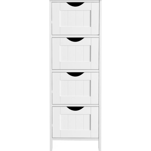 Annette lipasto - Valkoinen Annette lipasto - Valkoinen