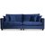 Bellino 4:n istuttava sohva - Sininen Sametti