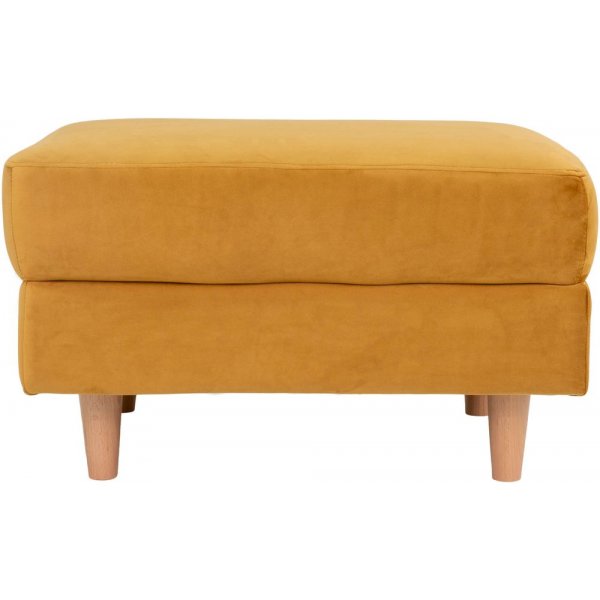 Bologna Pouf - keltainen/pyökki Bologna Pouf - keltainen/pyökki